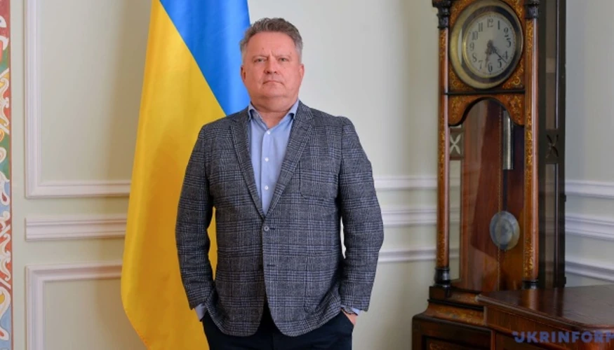 Сергій Кислиця під час інтерв'ю щодо угод Drone Deals та перехоплювачів PAC-3 для Patriot