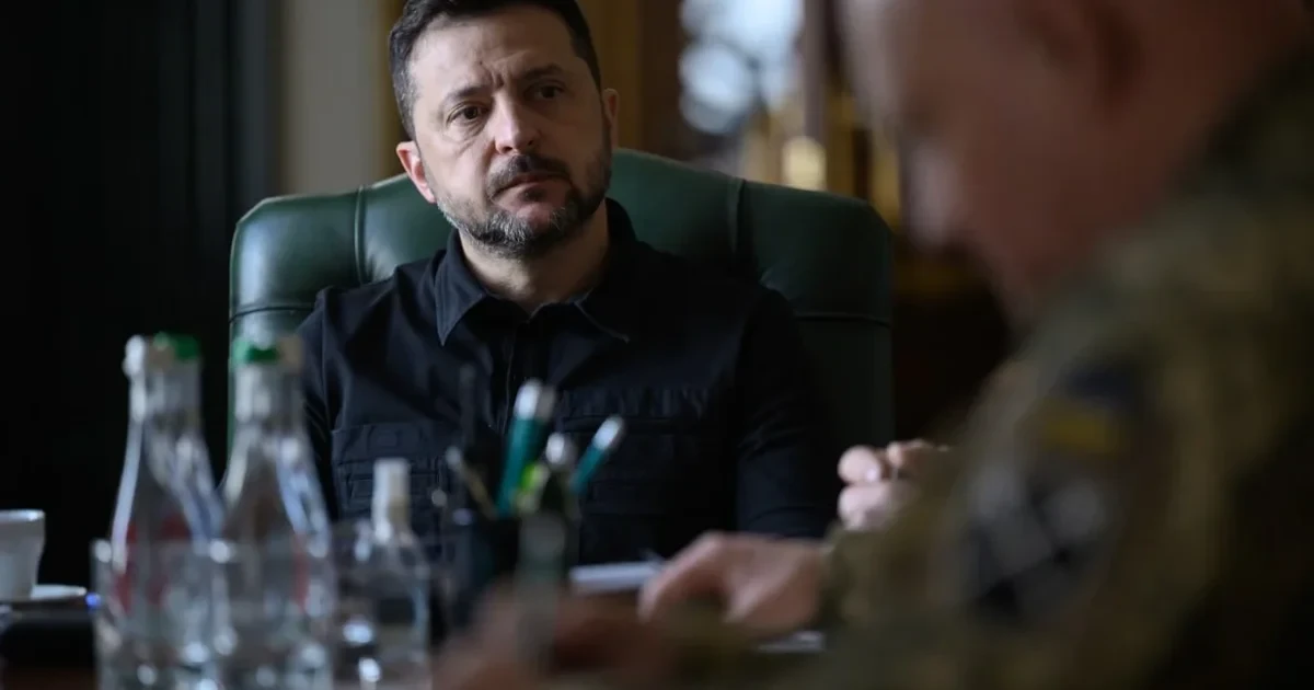 Володимир Зеленський під час інтерв'ю