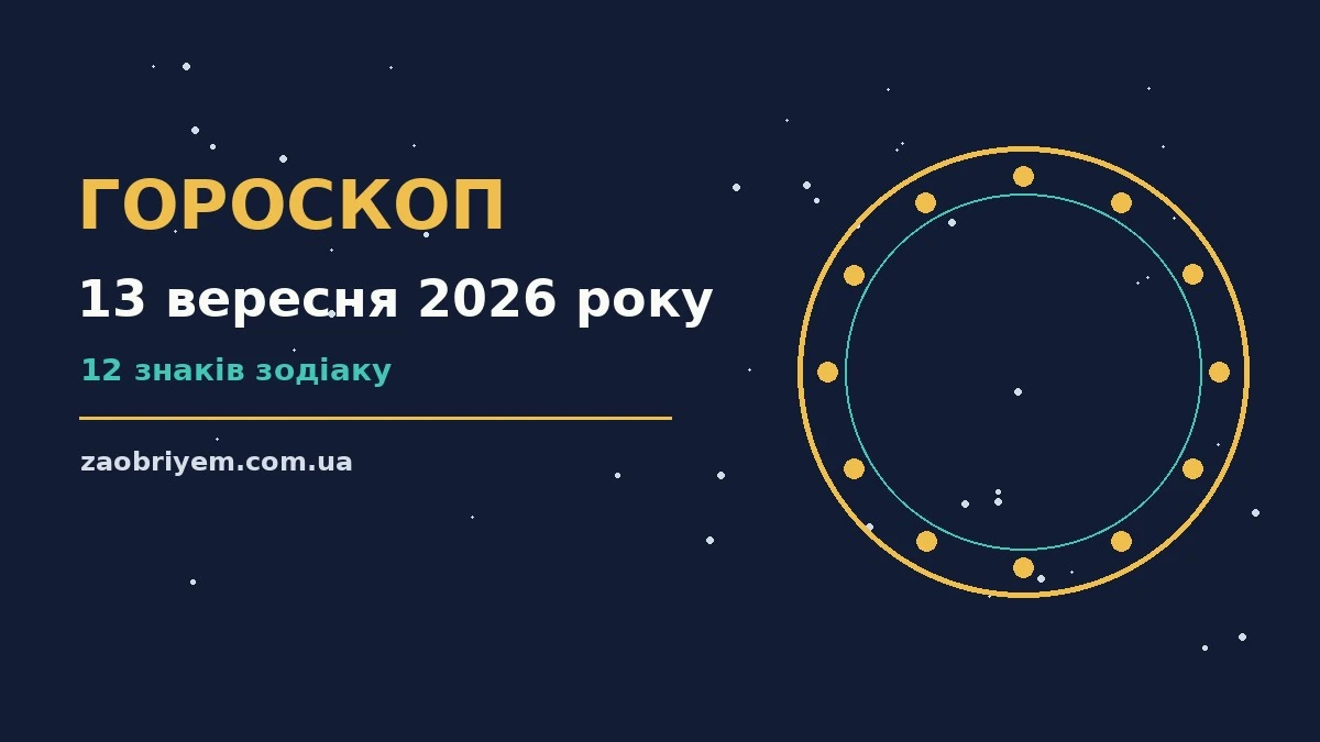 Щоденний гороскоп на 13 вересня 2026 року, чашка кави і записник із планами на неділю