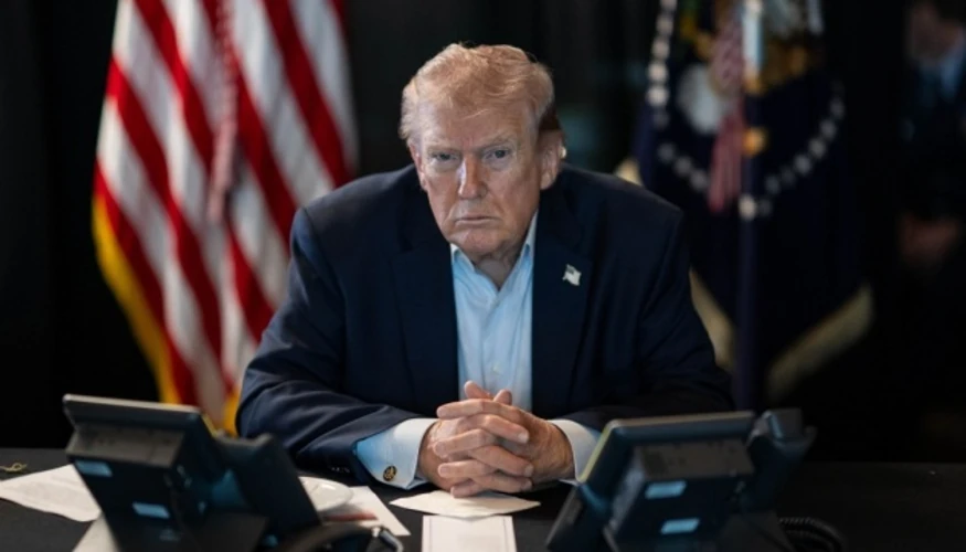 Дональд Трамп на полі для гольфу в графстві Клер, Ірландія, під час турніру Irish Open