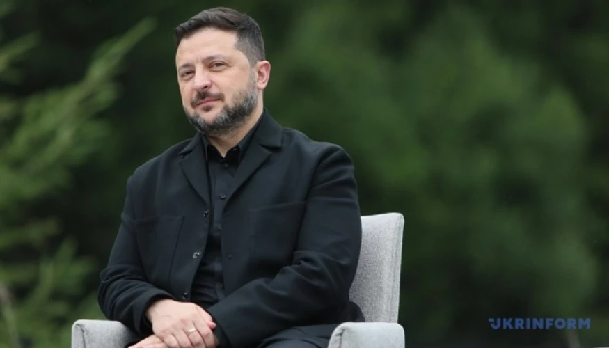 Президент України Володимир Зеленський під час Карпатського економічного форуму